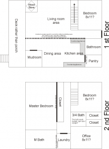 This is our sketch of the floorplan.