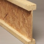 This is a composite wood I-beam. Picture from this website.