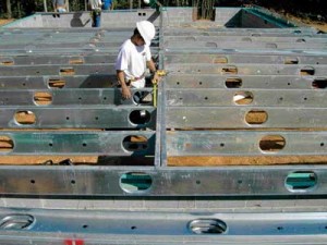 Steel joists. Picture from here.